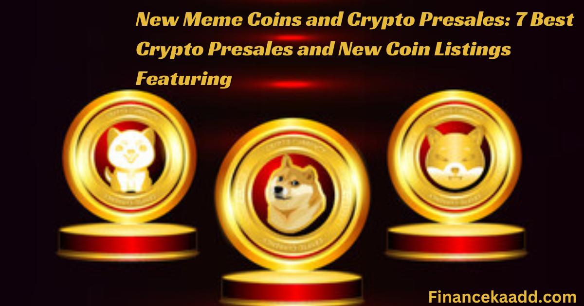 New Meme Coins and Crypto Presales: 7 Best Crypto Presales and New Coin Listings Featuring